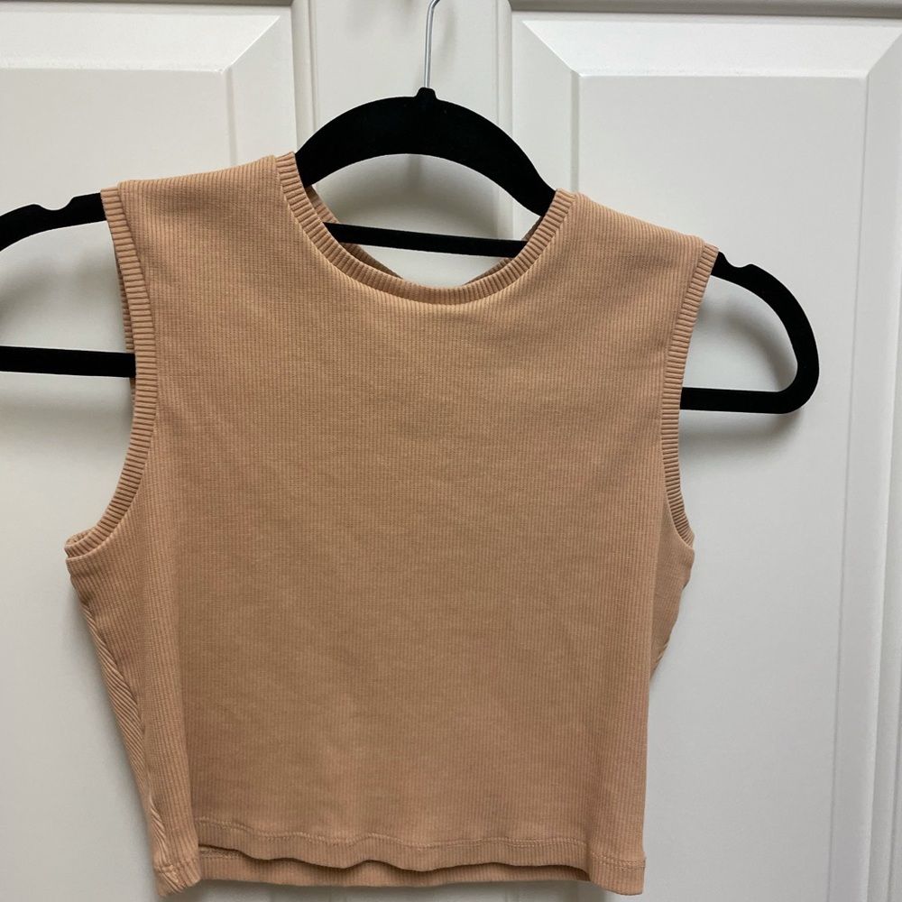 Trendy Tan Tank Top
